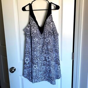 One piece swim dress 26W